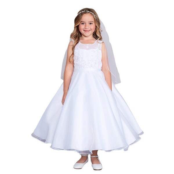 ivory communion dress