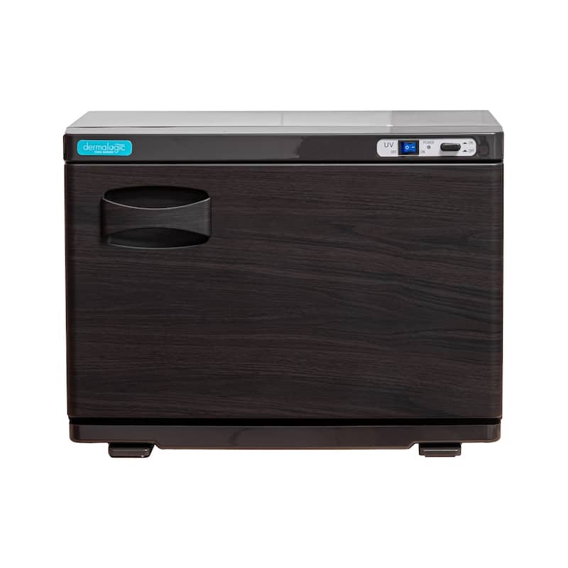 2in1 Towel Warmer UV Sterilizer (20L) for Salon Spa Beauty Massage and Home Use, Wood Grain - N/A