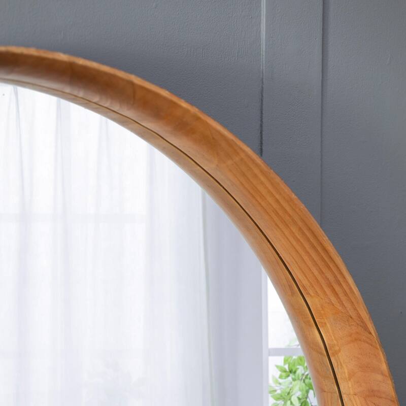 Round wall mirror for living room