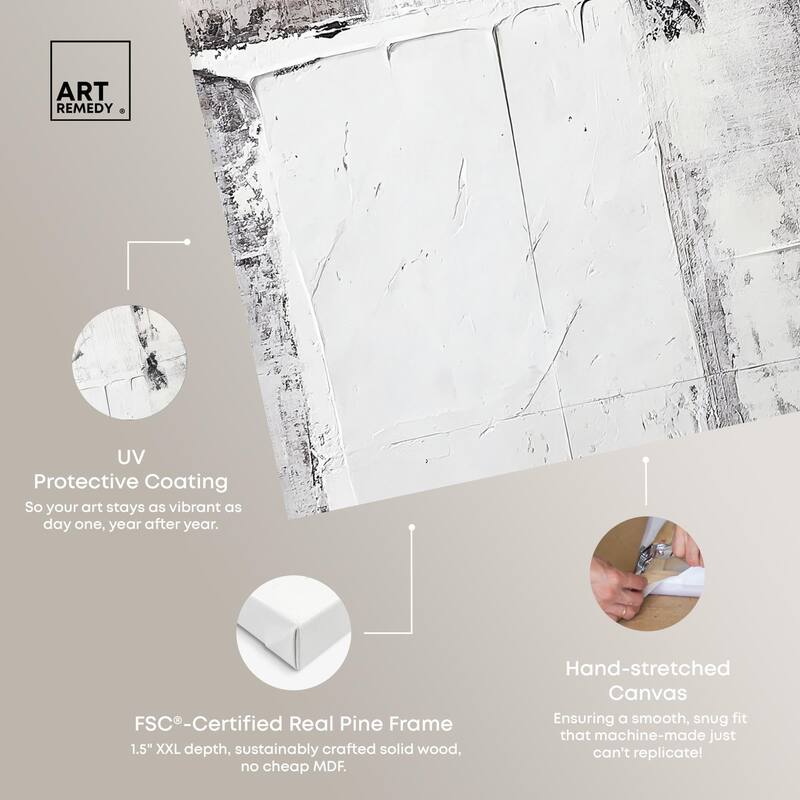 Chalk and Charcoal Canvas Set of 2 by Art Remedy, Gallery Wrapped
