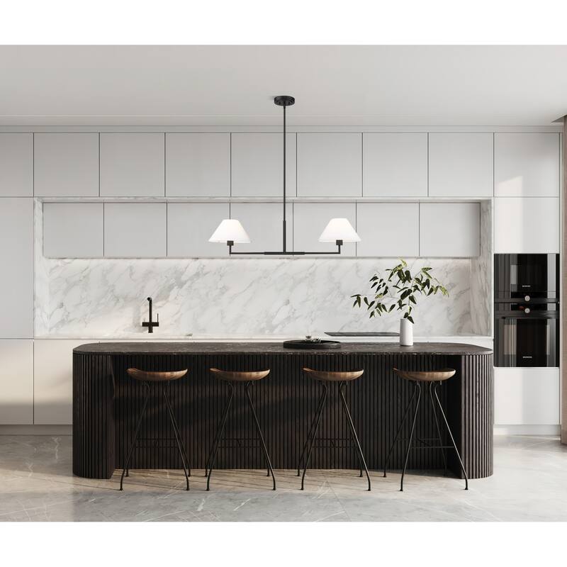 Z-Lite 744-42L Leila 2 Light 42" Wide Linear Chandelier