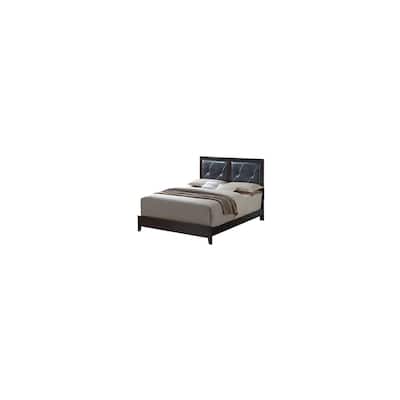 Espresso Full Bed with Transitional Design, Sturdy Frame and Warm Rich Finish for Timeless Bedroom Comfort