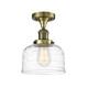 Option Antique Brass / Clear Deco Swirl