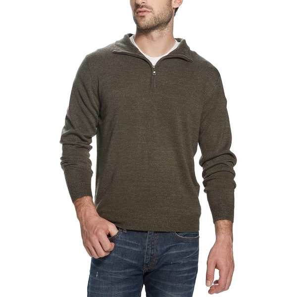 olive green jumper mens