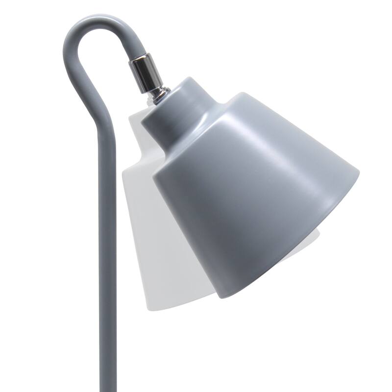 Looped Desk Lamp with Adjustable Shade - 16" - Gray