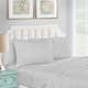 ﻿Superior 1200 Thread Count Egyptian Cotton Solid Bed Sheet Set - Full - Platinum