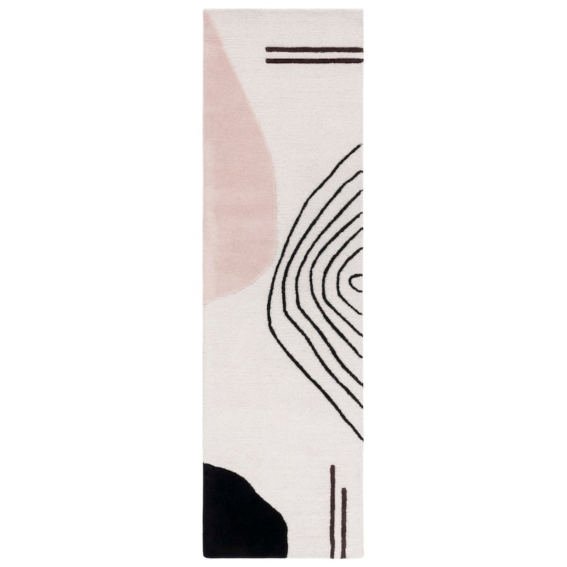 SAFAVIEH Handmade Rodeo Drive Vutka Mid-Century Modern Wool Rug