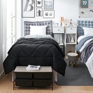 Black/Ultimate Gray Reversible Twin XL Comforter - Bed Bath & Beyond - 41010740