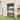 vidaXL Garden Shed with 3 Shelves Storage House for Tool Outdoor Backyard Metal - 45.7" x 17.7" x 68.9"