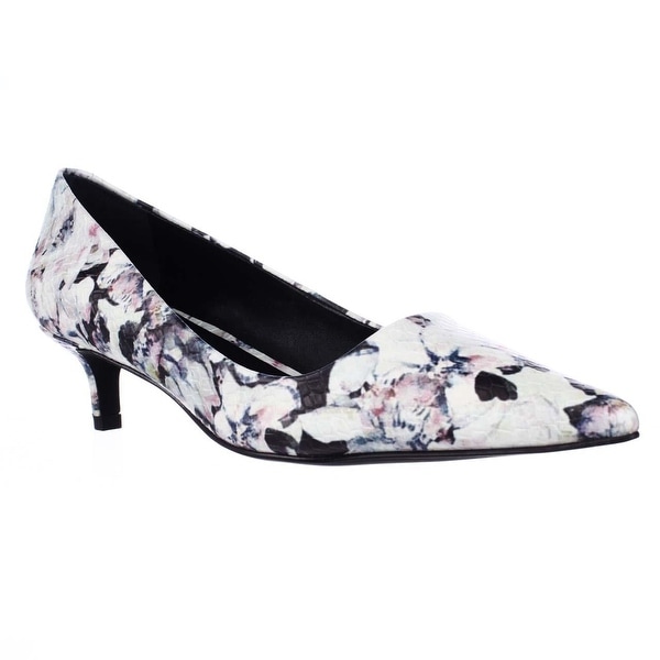 Charles by Charles David Drew Kitten Heels Pumps - Dark Multi Floral - 5.5 us