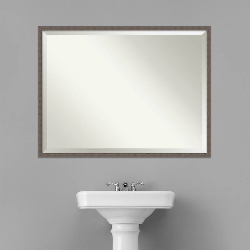Beveled Bathroom Wall Mirror - Hera Frame