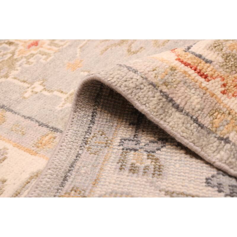 ECARPETGALLERY Hand-knotted Jules Serapi Grey Wool Rug - 7'10 x 9'10