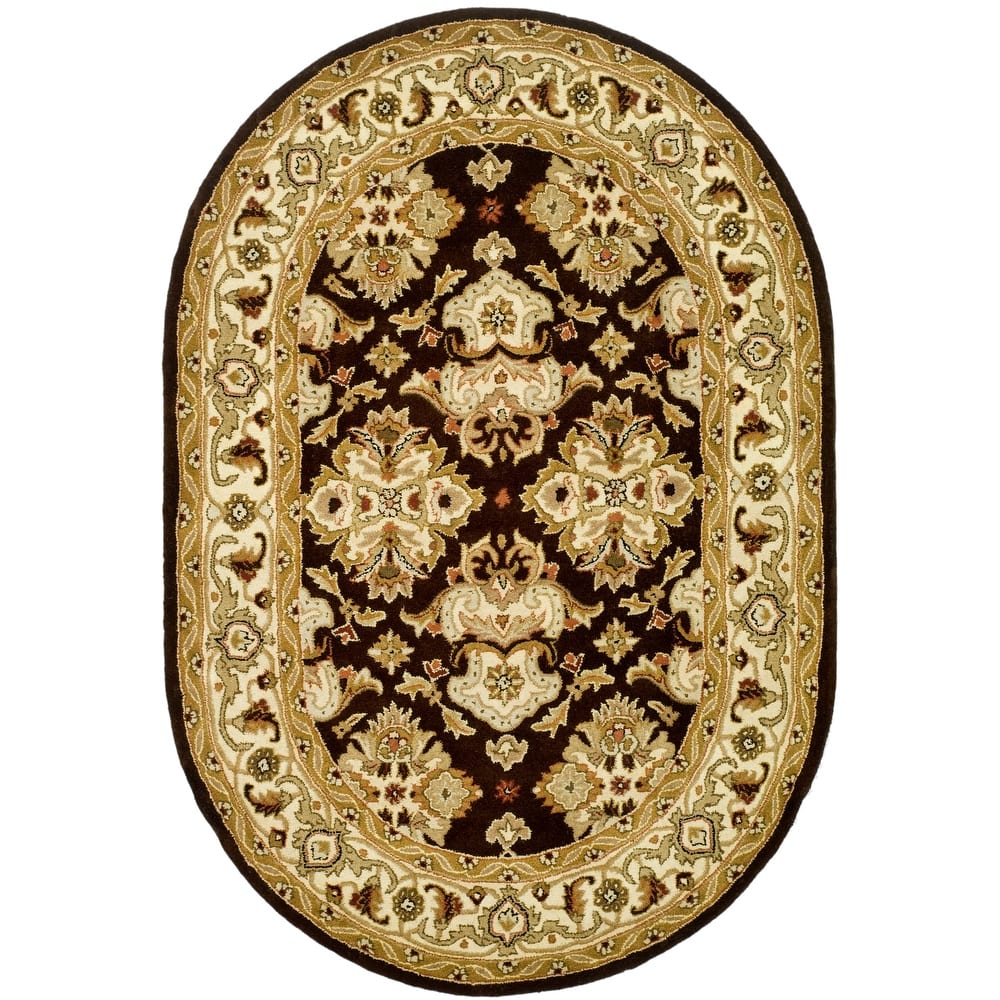 SAFAVIEH Handmade Heritage Ogee Dot Traditional Oriental Wool Rug