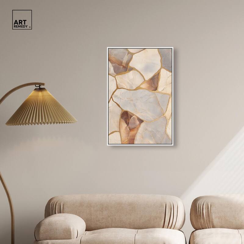 Textured Earthy Tones II Canvas by Art Remedy