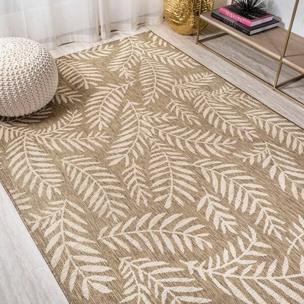 Shop Jonathan Y Nevis Palm Frond Indoor Outdoor Area Rug On Sale Overstock 31489230