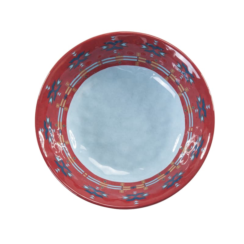 Paseo Road by HiEnd Accents Spirit Valley Melamine Bowl, 4PC