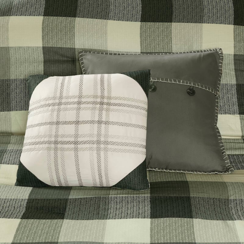 Madison Park Pioneer 7-piece Herringbone Comforter Set