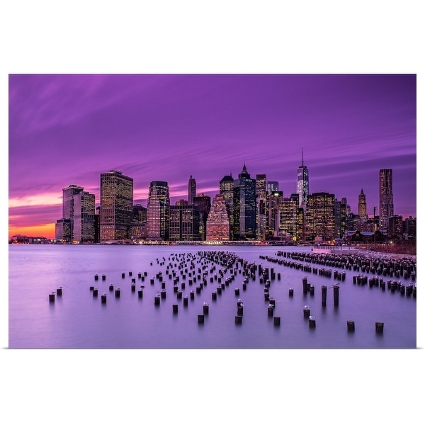 "Violet Sunset" Poster Print
