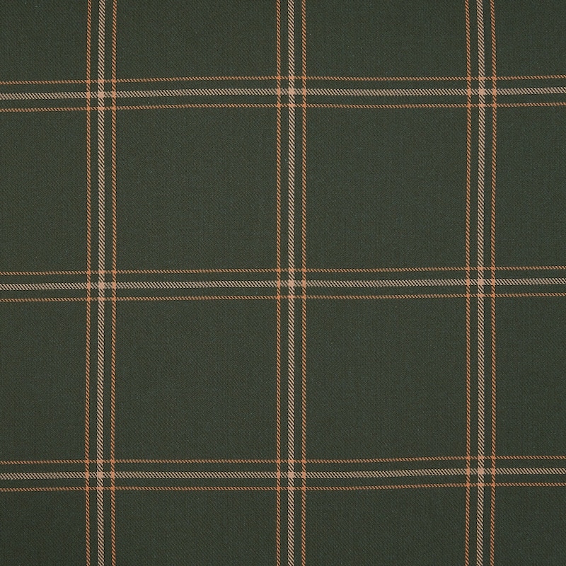 HiEnd Accents Windowpane Plaid Modern Rustic Bedding Euro Pillow Sham, 27x27 inch