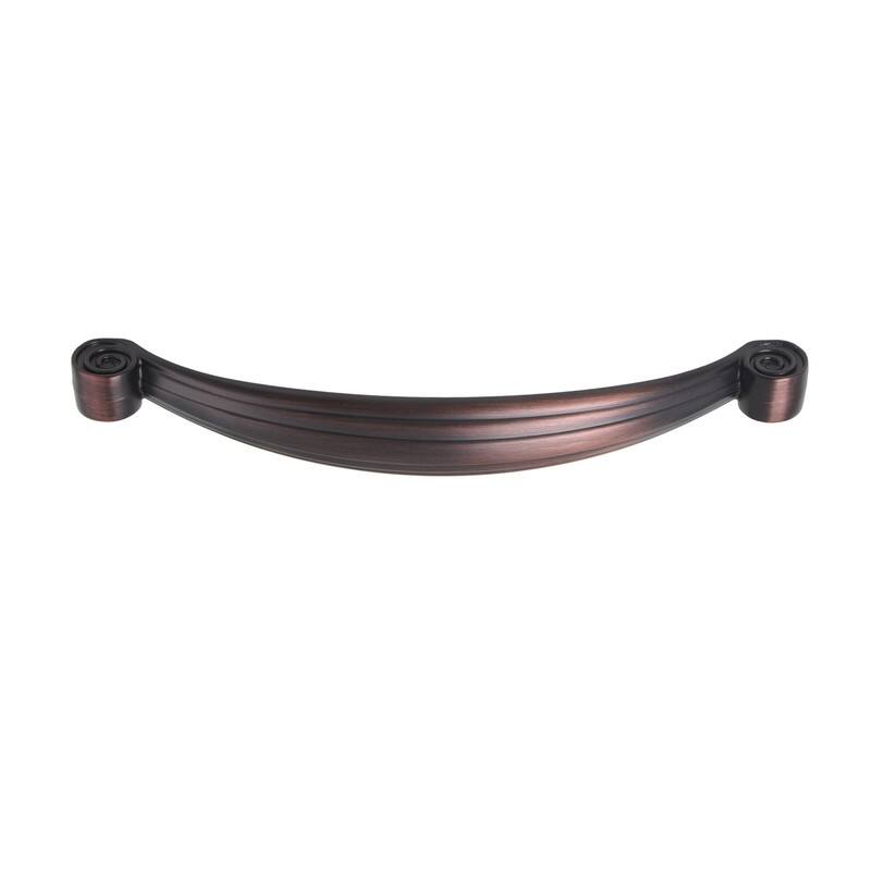 Utopia Alley Whitton Pull Handle - Decorative Cabinet Oil Rubbed Bronze Drop Pull Handles, 5.0" Center to Center