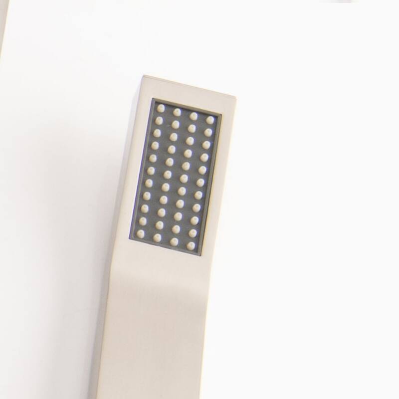 CLihome 12 Inch Wall Mount Shower System Shower Combo Brushed Nickel