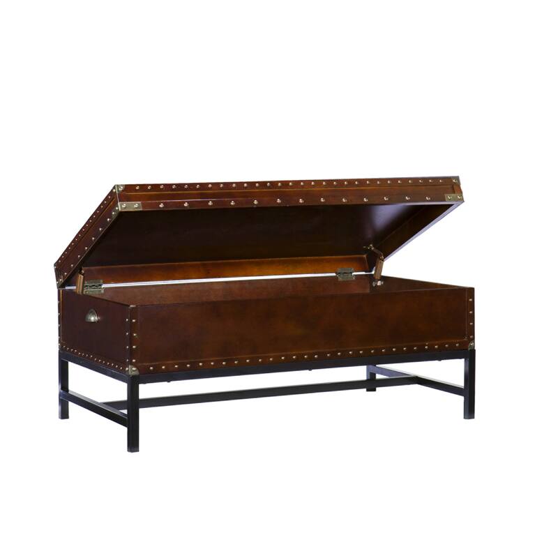 SEI Furniture Azul Espresso Storage Coffee Table