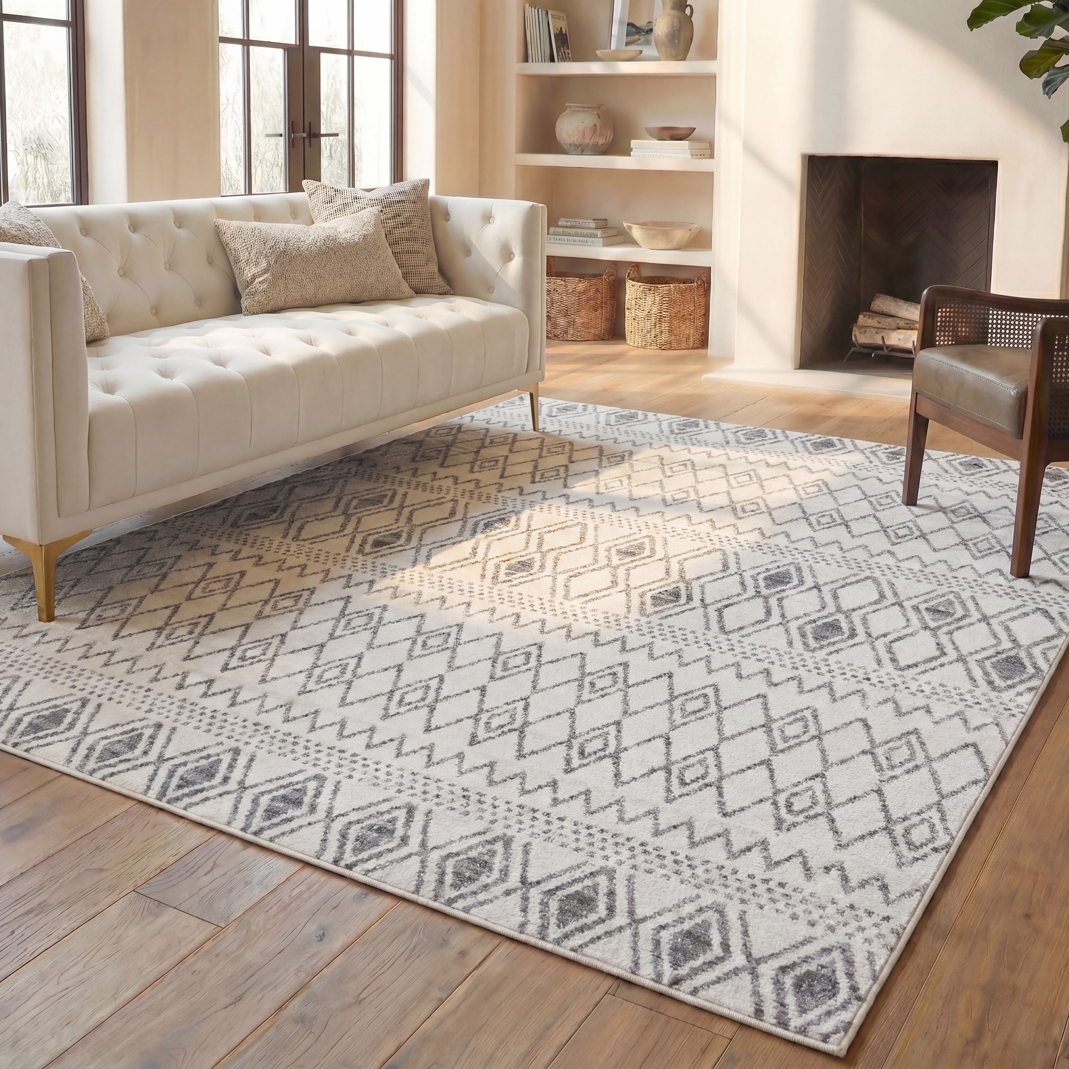 SAFAVIEH Tulum Dhimitra Moroccan Boho Rug
