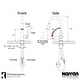 preview thumbnail 10 of 18, Karran Weybridge Single-Handle Pull-Down Sprayer Kitchen Faucet with Matching Soap Dispenser