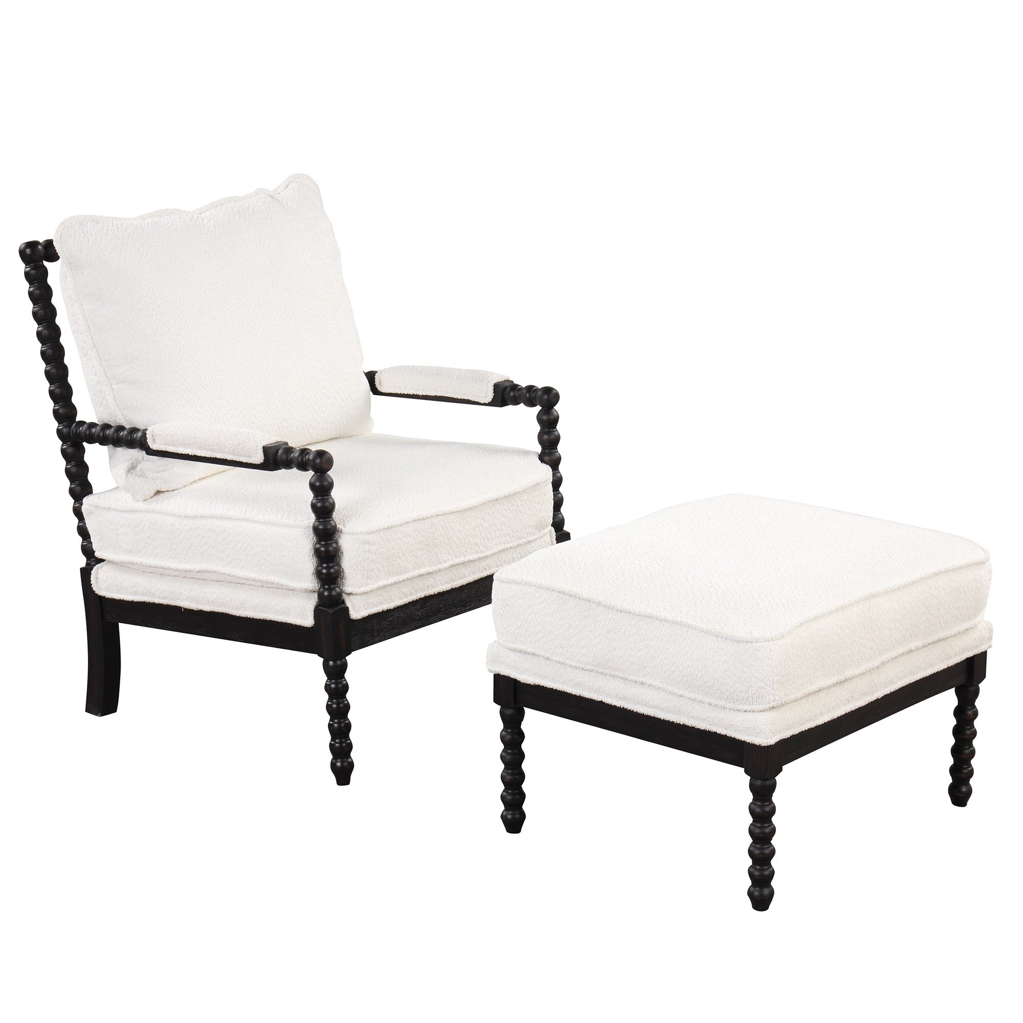 Outdoor reading 2025 chair with ottoman