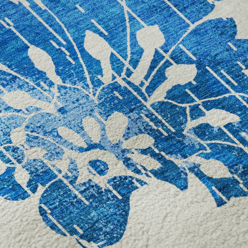 Premium Washable Super Soft Floral Whimsy Mayfield Rug