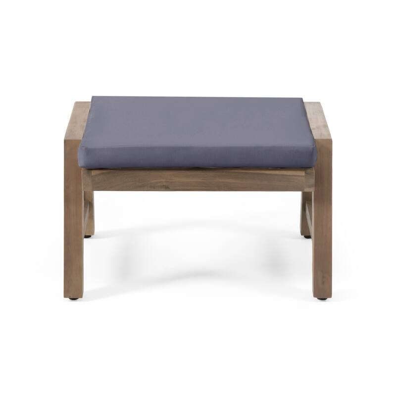 Temecula Outdoor Acacia Wood 2-Seater Chat Set by Christopher Knight Home