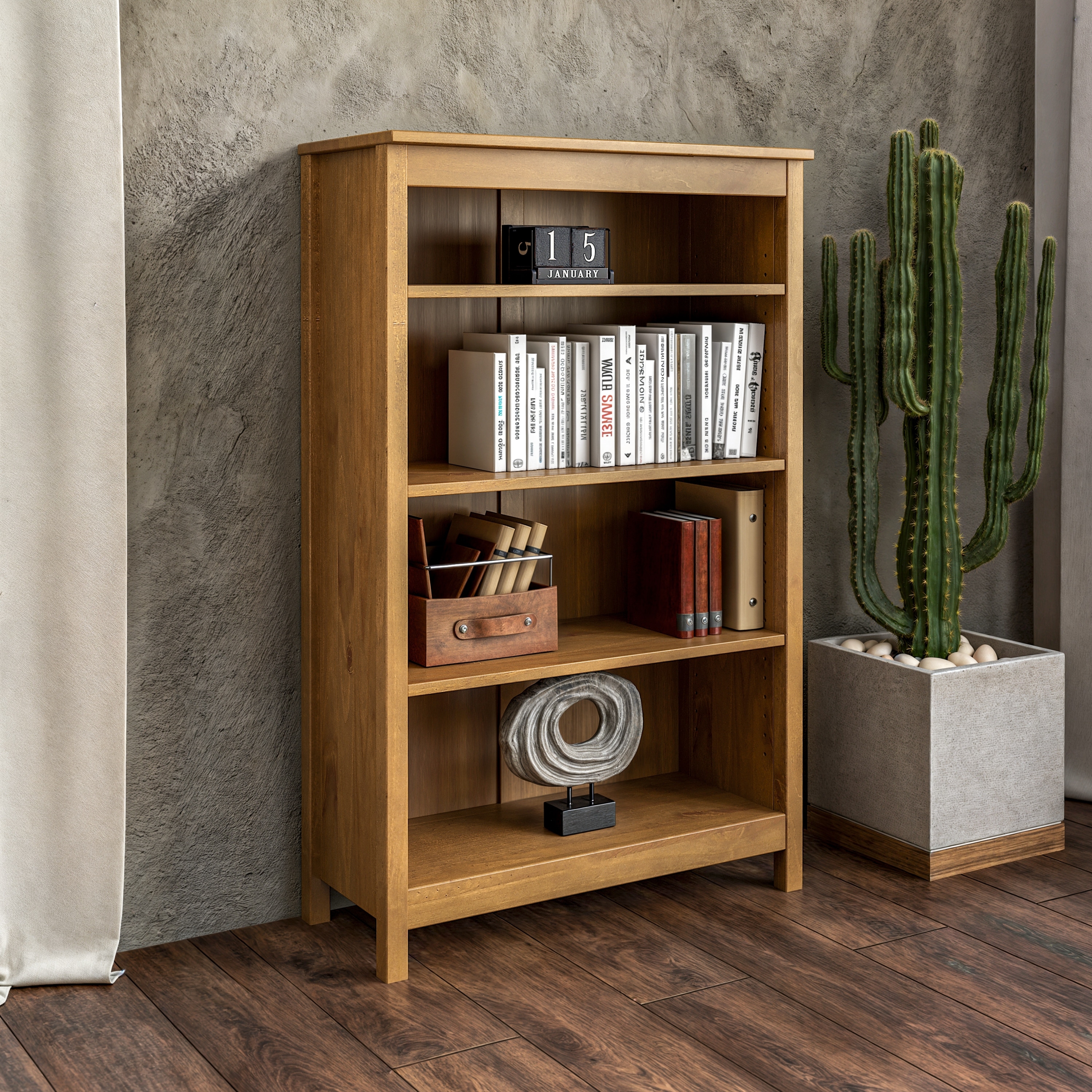 Classic Shaker Style Bookcase -48"