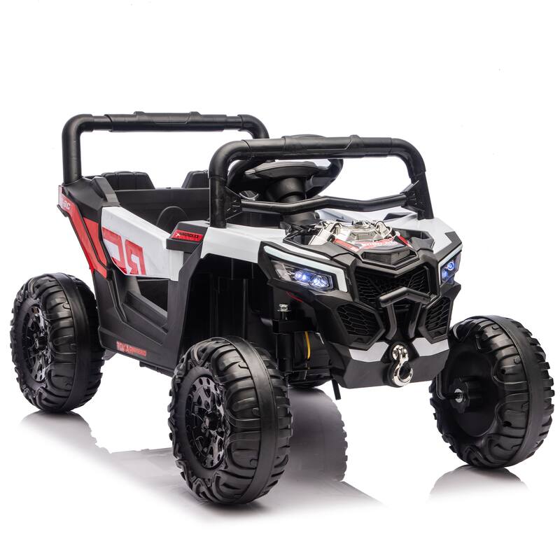 12V Kids Ride On Electric UTV W/2.4G Parents Control, Slow Start & Swing Function, Anti-Slip Wheels