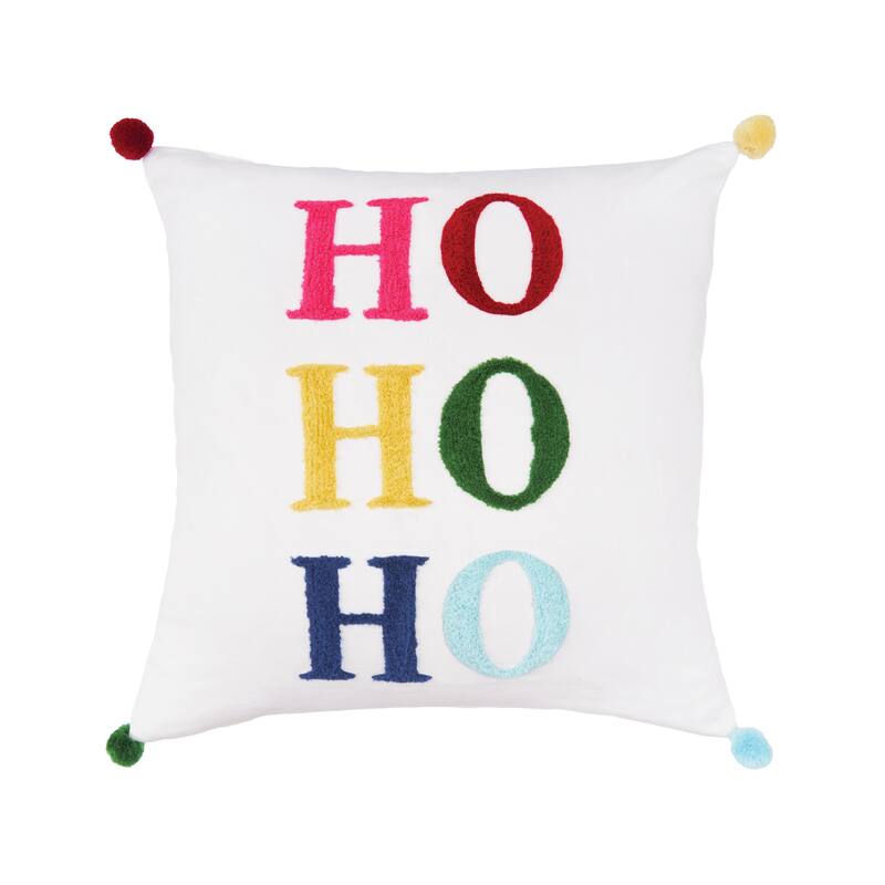 Boho HoHoHo Pillow