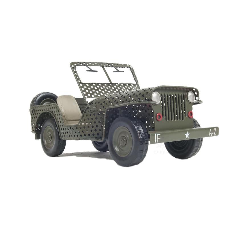c1945 Willys CJ-2A Overland Jeep Sculpture