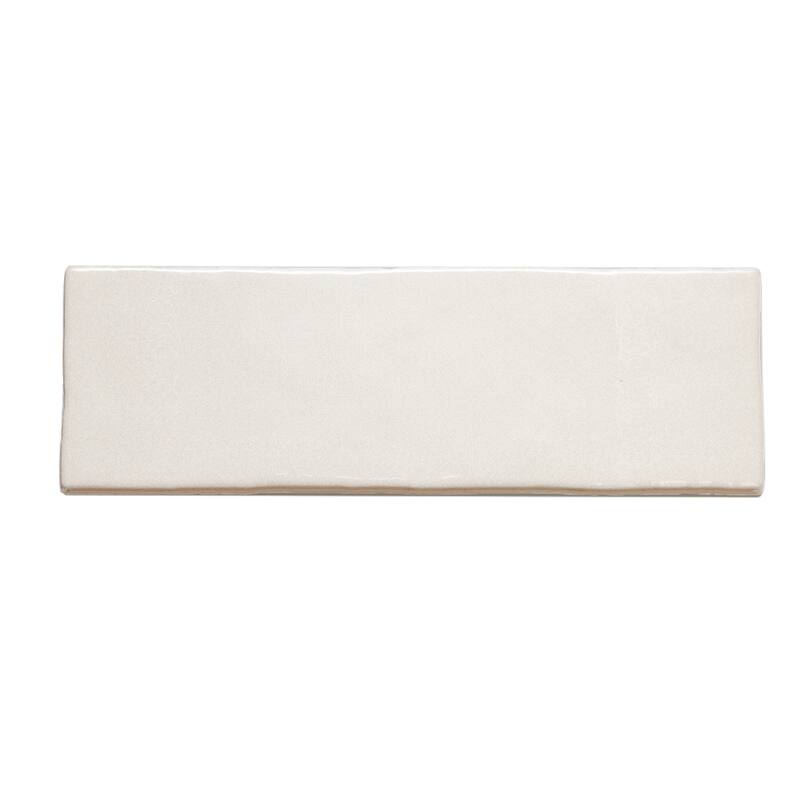 Zellige 2.5x8 Blanco Glossy Ceramic Subway Tile - Wall & Backsplash