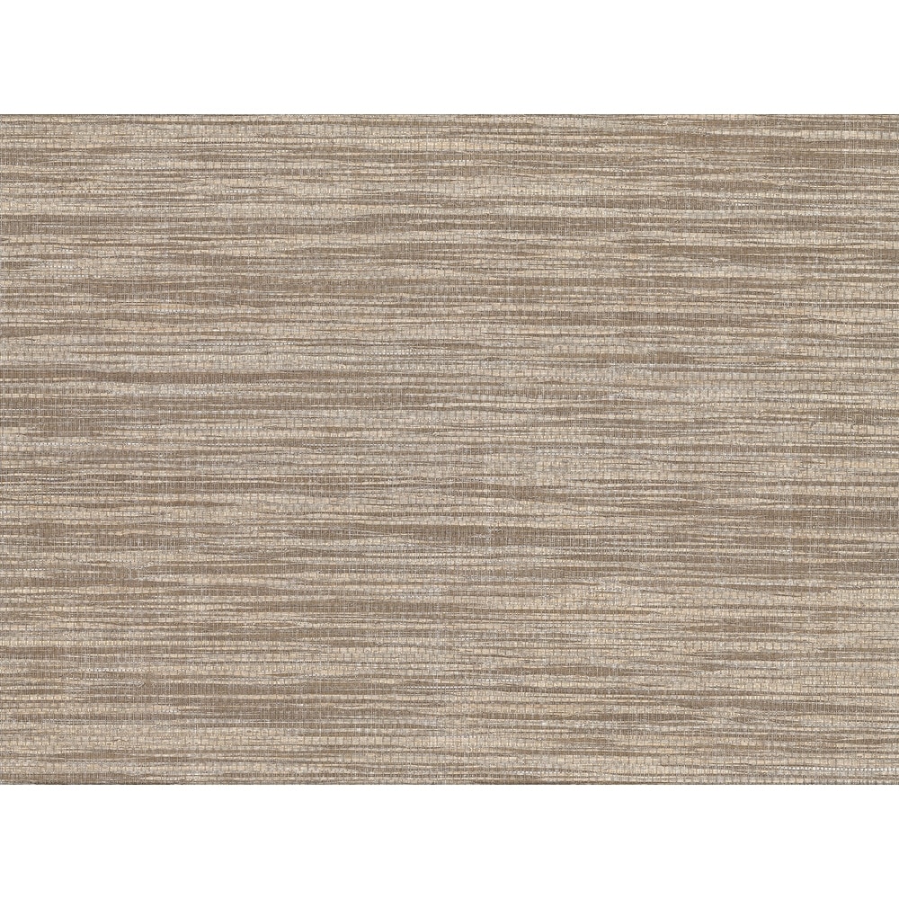 Brewster  2829-80051  Fibers 72 Square Foot - Cavite - Unpasted Grasscloth Wallpaper - Brown (Brown)