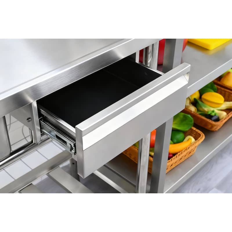 Stainless Steel Utility Sink, Freestanding Sink 3