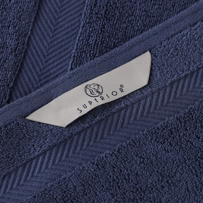 Superior Zero Twist Cotton Soft Absorbent Face Towel Washcloth Set of 12