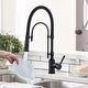 preview thumbnail 48 of 87, WOWOW Single Handle Gooseneck Pull Down Sprayer Kitchen Faucet