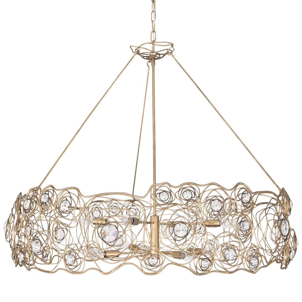 Varaluz Ethereal Rose Chandelier - Havana Gold Ombre