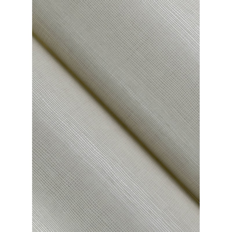 A-Street Prints Alba Pearl Open Weave Wallpaper