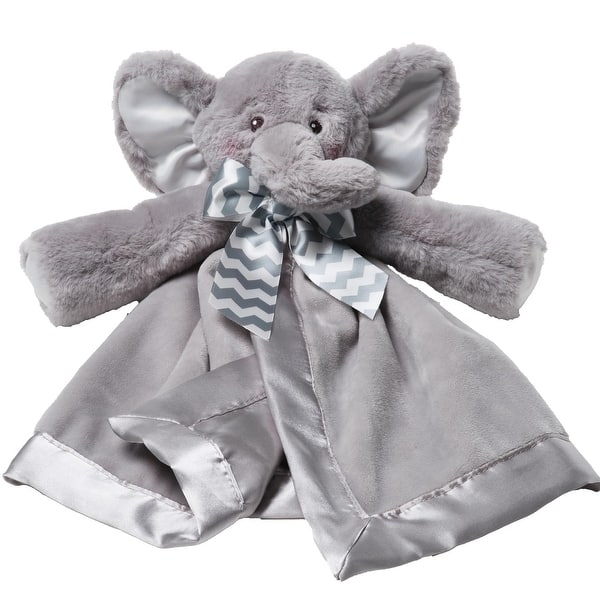 slide 2 of 6, Bearington Baby Lil' Spout 15" Gray Elephant Snuggler