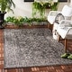 preview thumbnail 21 of 180, SAFAVIEH Courtyard Aquata Indoor/ Outdoor Waterproof Patio Backyard Rug 2'7" x 5' - Black/Ivory
