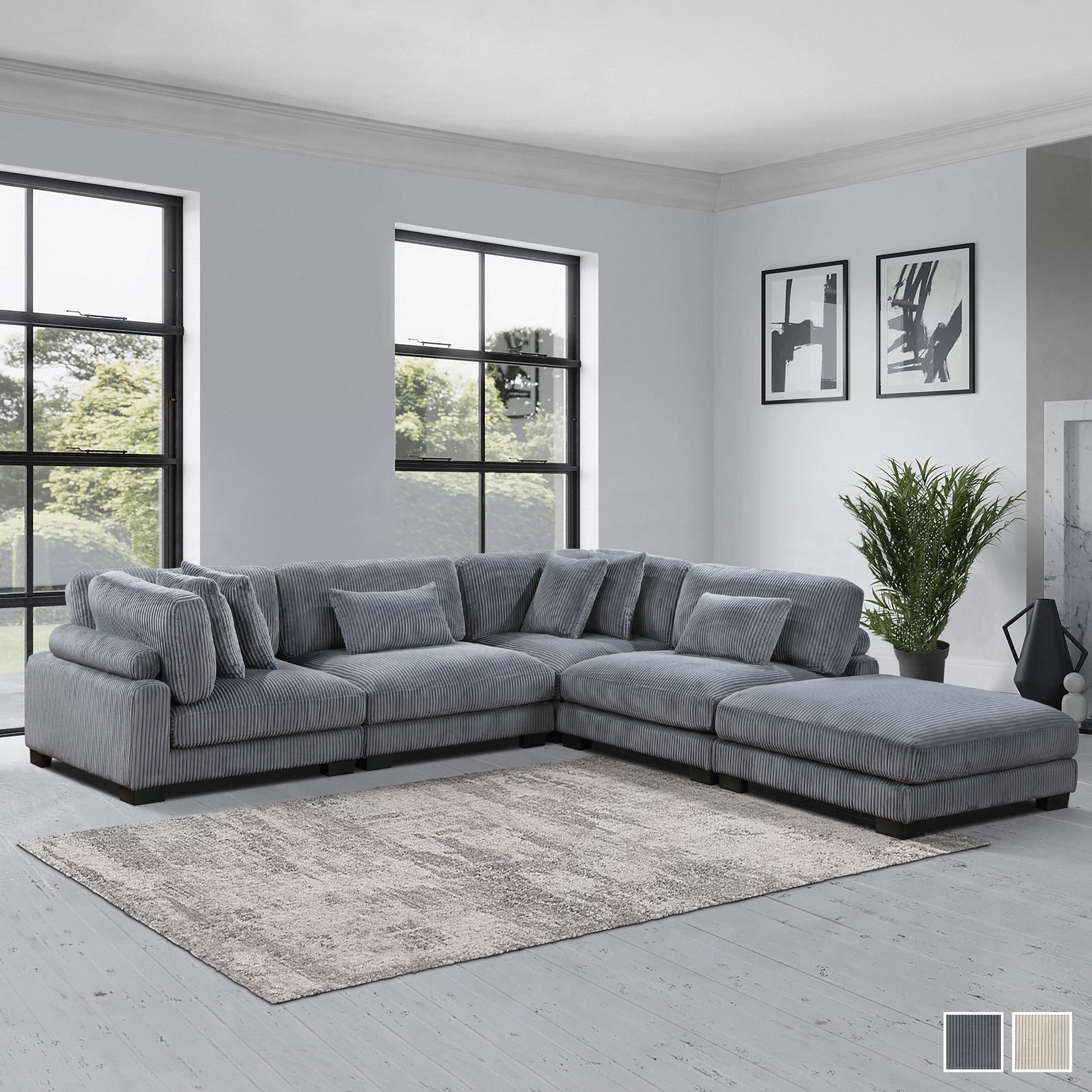 Cheap sectionals discount with ottoman