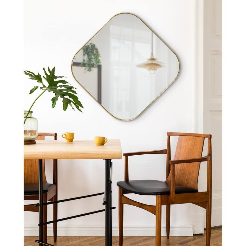 Kate and Laurel Rollo Decorative Framed Wall Mirror
