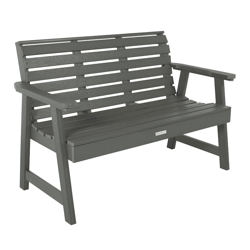 HIGHWOOD Weatherly Eco-Friendly 4-foot Garden Bench - Coastal Teak