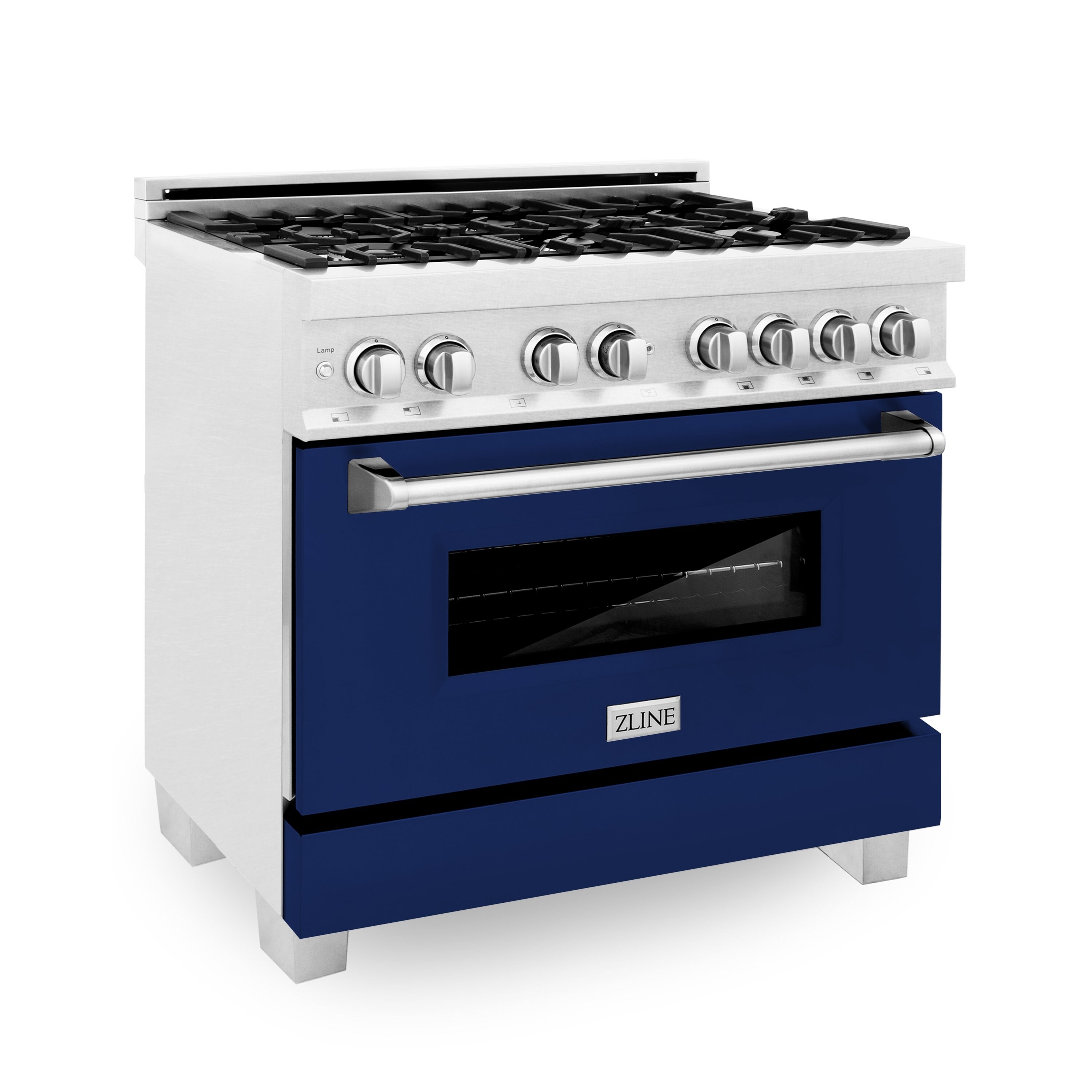 Zline Kitchen and Bath ZLINE 36" 4.6 cu. ft. Dual Fuel Range with Gas Stove and Electric Oven in in Fingerprint Resistant Stainless Steel