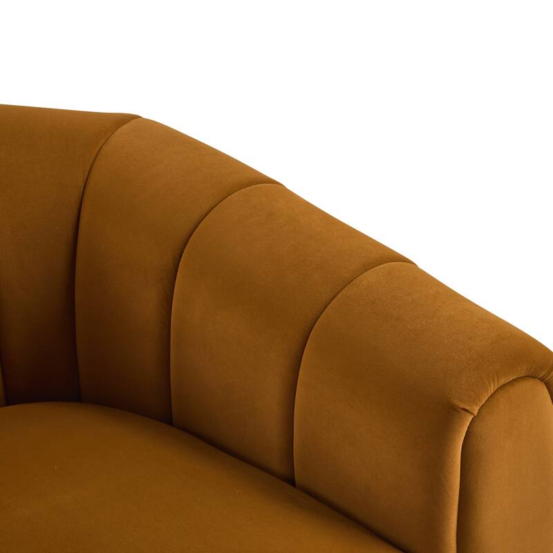 Monroe Indoor Modern Swivel Club Chair by Christopher Knight Home