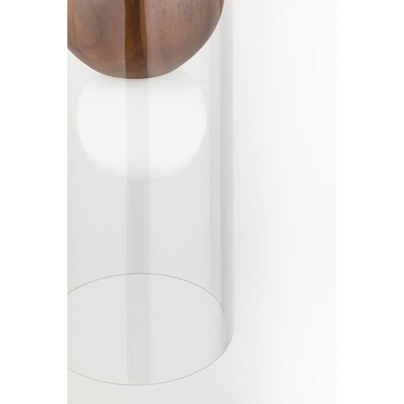 Carbon Loft Bonnevie 1-light Pendant with Clear Glass